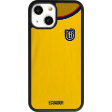 iPhone 13 mini Case Hülle - Silikon schwarz Ecuador 2022 Fußballtrikot