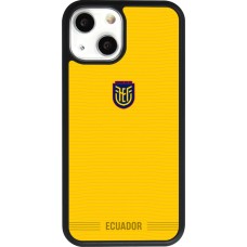 iPhone 13 mini Case Hülle - Silikon schwarz Ecuador 2026 personalisierbares Fussballtrikot
