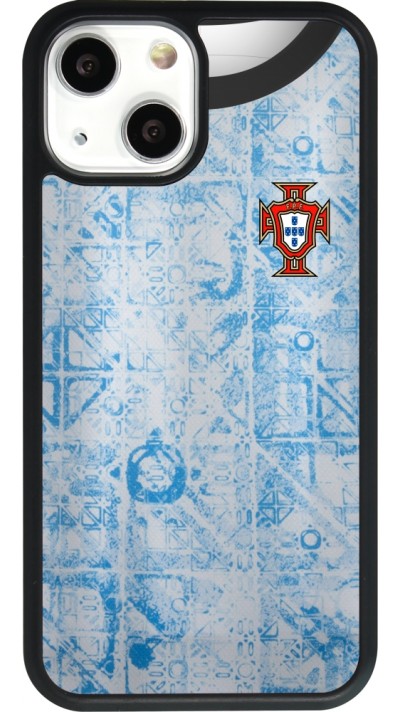 iPhone 13 mini Case Hülle - Silikon schwarz Portugal Away personalisierbares Fussballtrikot