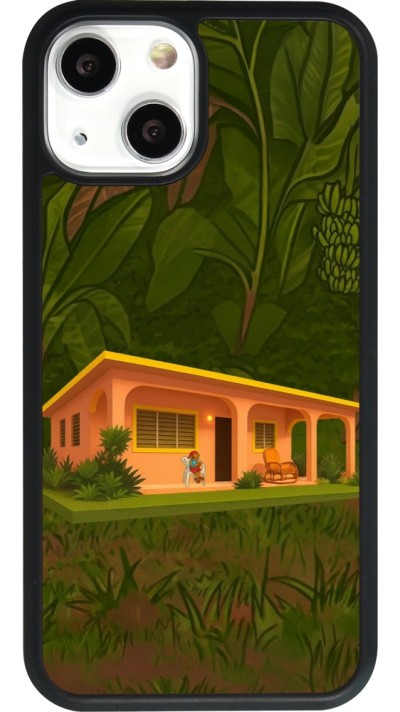 iPhone 13 mini Case Hülle - Silikon schwarz Benitos house DTMF