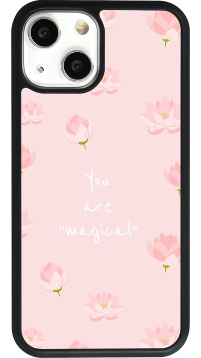 iPhone 13 mini Case Hülle - Silikon schwarz Mom 2023 your are magical