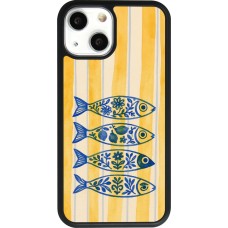 iPhone 13 mini Case Hülle - Silikon schwarz Portuguese fish 2026
