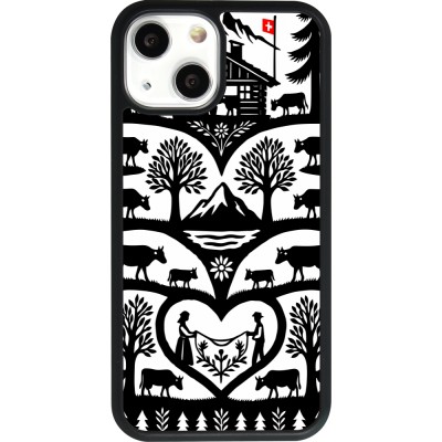 iPhone 13 mini Case Hülle - Silikon schwarz Poya Schweiz 2