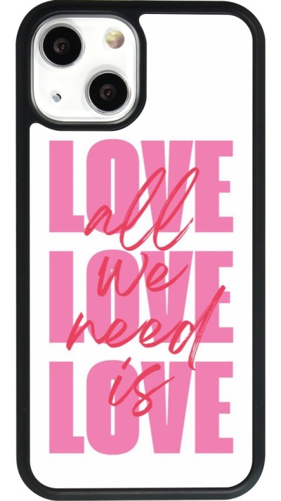 iPhone 13 mini Case Hülle - Silikon schwarz Saint Valentines Day 26 Love all we need is