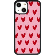 iPhone 13 mini Case Hülle - Silikon schwarz Saint Valentines Day 26 Pattern heart