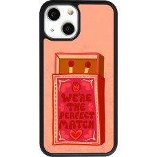 Coque iPhone 13 mini - Silicone rigide noir Saint Valentines Day 26 Perfect Match