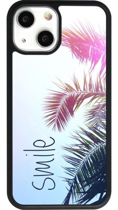 Coque iPhone 13 mini - Silicone rigide noir Smile 05