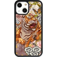 iPhone 13 mini Case Hülle - Silikon schwarz Spring 23 japanese tiger