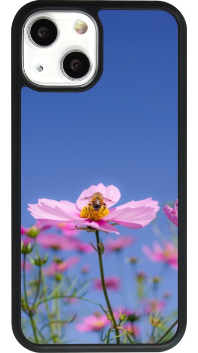 iPhone 13 mini Case Hülle - Silikon schwarz Bee on a flower Spring 2026
