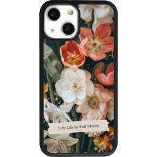 iPhone 13 mini Case Hülle - Silikon schwarz Full Bloom Spring 2026