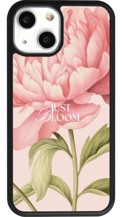 iPhone 13 mini Case Hülle - Silikon schwarz Just Bloom Spring 2026