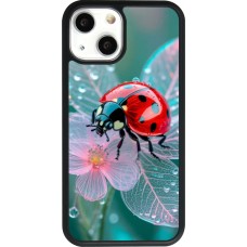 iPhone 13 mini Case Hülle - Silikon schwarz Ladybird in bloom Spring 2026