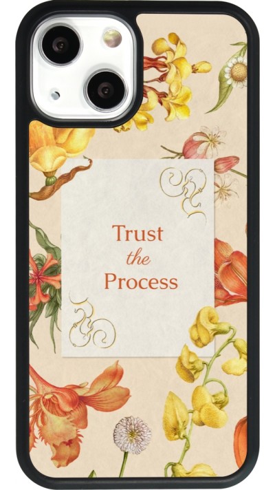 iPhone 13 mini Case Hülle - Silikon schwarz Trust the process Spring 2026