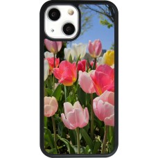 iPhone 13 mini Case Hülle - Silikon schwarz Tulips Spring 2026