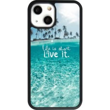 Hülle iPhone 13 mini - Silikon schwarz Summer 18 24