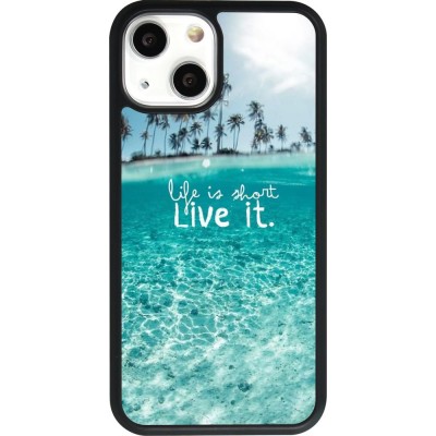 Hülle iPhone 13 mini - Silikon schwarz Summer 18 24