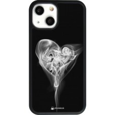 Hülle iPhone 13 mini - Silikon schwarz Valentine 2022 Black Smoke