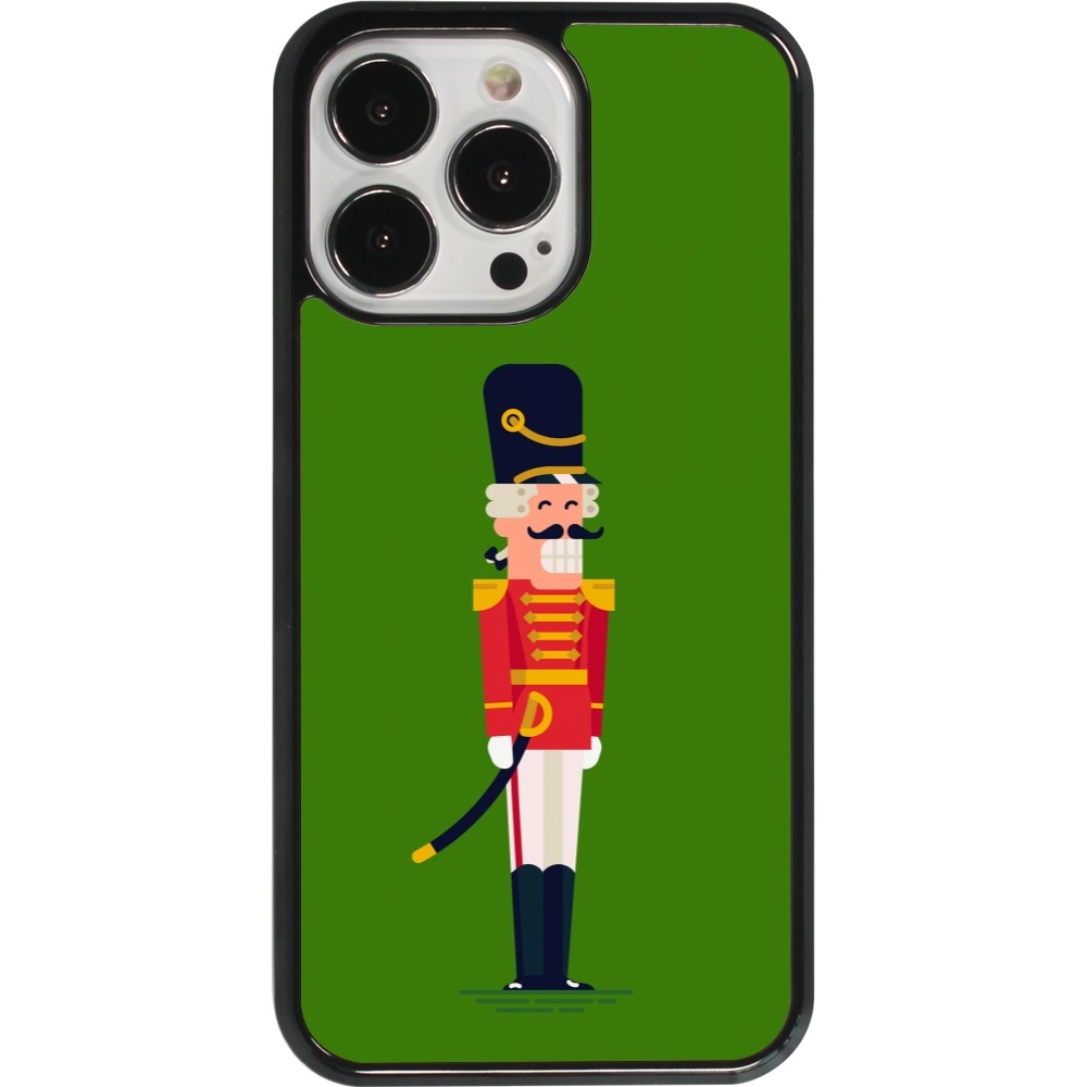 iPhone 13 Pro Case Hülle - Christmas 25 Nutcracker Green