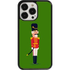iPhone 13 Pro Case Hülle - Christmas 25 Nutcracker Green