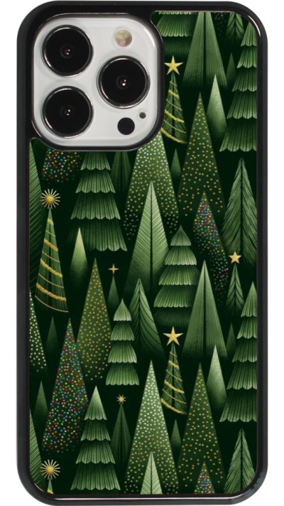 iPhone 13 Pro Case Hülle - Christmas 25 Pattern Xmas Tree