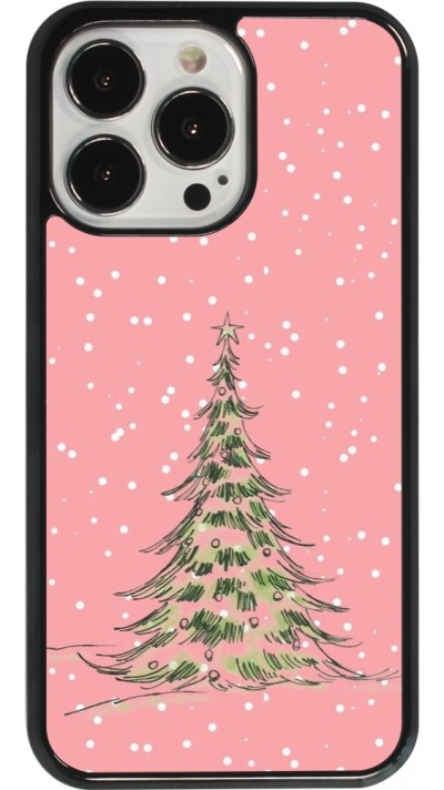 iPhone 13 Pro Case Hülle - Christmas 25 Pink Tree