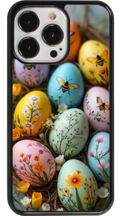 iPhone 13 Pro Case Hülle - Easter 2026 Eggs with bees