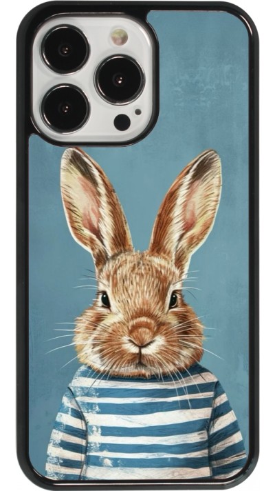iPhone 13 Pro Case Hülle - Easter 2026 Rabbit navy