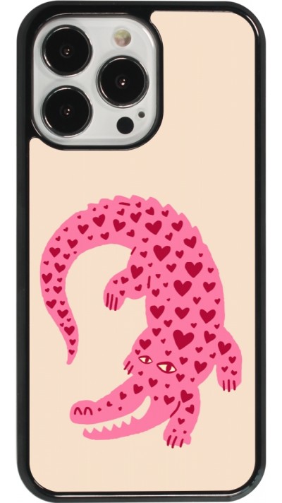 iPhone 13 Pro Case Hülle - Pink crocodile 2026