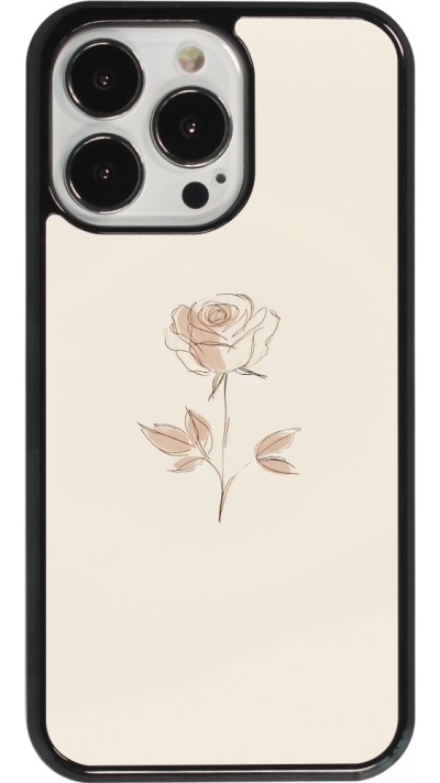 Coque iPhone 13 Pro - Sable Rose Minimaliste
