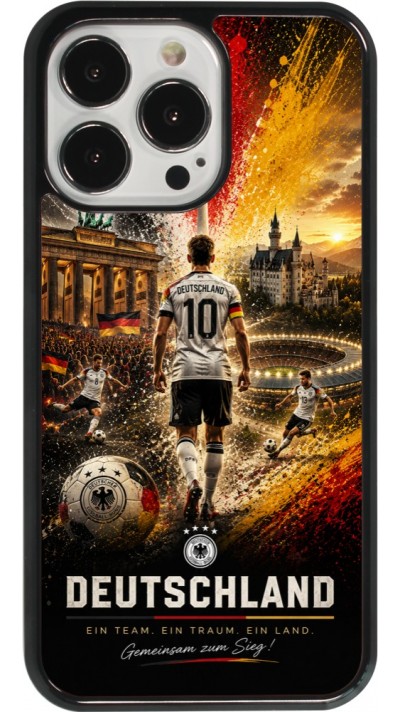 iPhone 13 Pro Case Hülle - Fussball Deutschland splash 2026