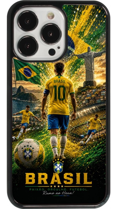 iPhone 13 Pro Case Hülle - Fussball Brasilien splash 2026