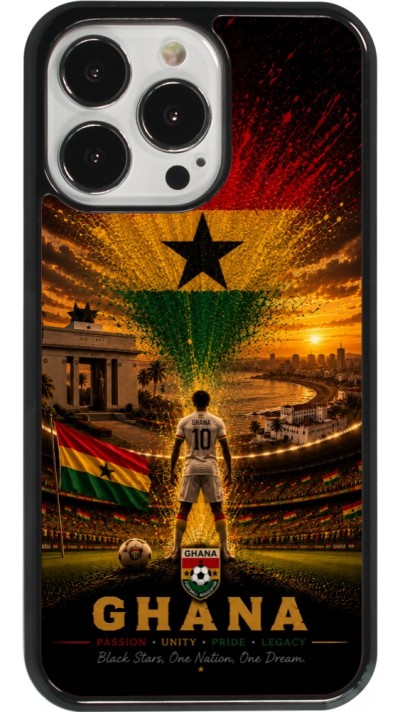iPhone 13 Pro Case Hülle - Fussball Ghana splash 2026