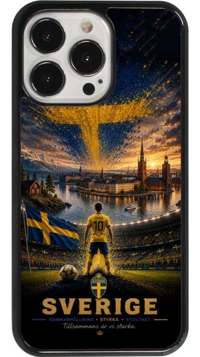 iPhone 13 Pro Case Hülle - Fussball Schweden splash 2026