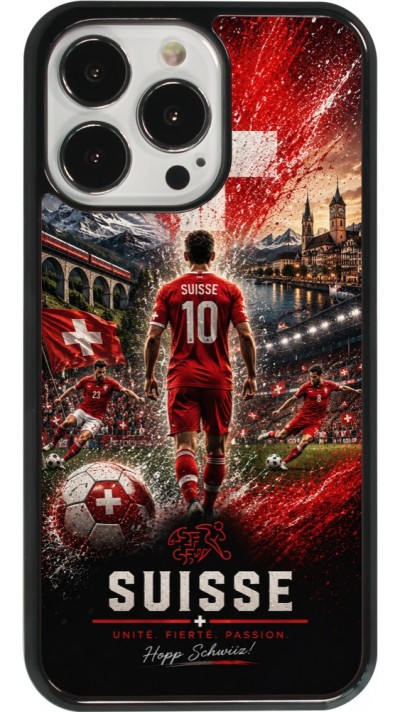 iPhone 13 Pro Case Hülle - Fussball Suisse splash 2026