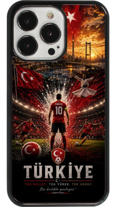 iPhone 13 Pro Case Hülle - Fussball Türkei splash 2026