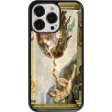 Coque iPhone 13 Pro - Tableau art - La Création d’Adam - Michel-Ange