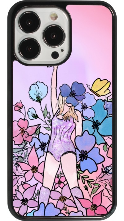 iPhone 13 Pro Case Hülle - Taylor Swift Sketch - Pink
