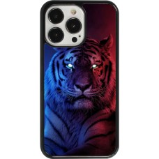 iPhone 13 Pro Case Hülle - Tiger Blue Red