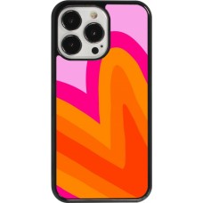 iPhone 13 Pro Case Hülle - Valentine 2024 heart gradient