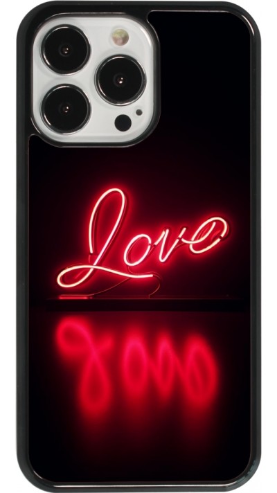 iPhone 13 Pro Case Hülle - Valentine 2025 Neon Liebe