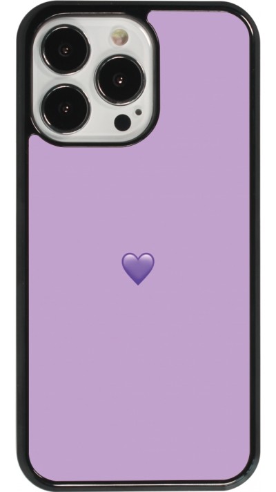 iPhone 13 Pro Case Hülle - Valentine 2023 purpule single heart