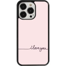 iPhone 13 Pro Case Hülle - Valentine 2023 i love you writing