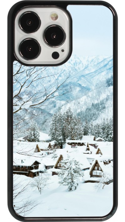 iPhone 13 Pro Case Hülle - Winter 25 Winter snowy landscape
