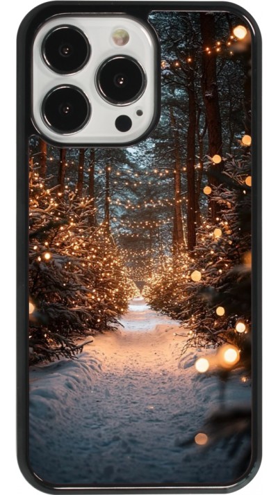 iPhone 13 Pro Case Hülle - Winter 25 Winter snowy road