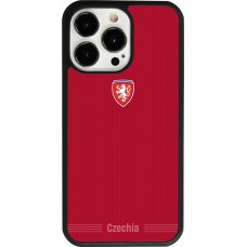 iPhone 13 Pro Case Hülle - Silikon schwarz Tschechische Republik 2026 personalisierbares Fussballtrikot