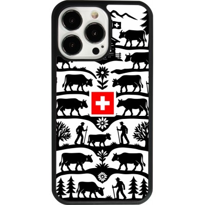 iPhone 13 Pro Case Hülle - Silikon schwarz Poya Schweiz 3