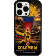 iPhone 13 Pro Case Hülle - Silikon schwarz Fussball Kolumbien splash 2026