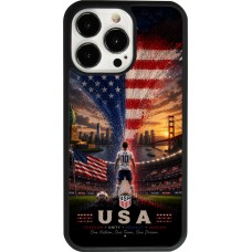 iPhone 13 Pro Case Hülle - Silikon schwarz Fussball Vereinigten Staaten splash 2026