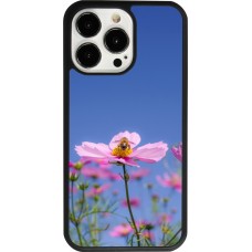 Coque iPhone 13 Pro - Silicone rigide noir Bee on a flower Spring 2026