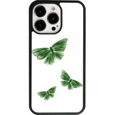 Coque iPhone 13 Pro - Silicone rigide noir Butterflies Spring 2026